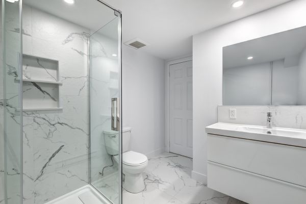 Basement Bathroom Installation in San Mateo