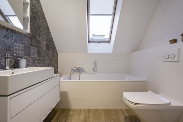 Attic Bathroom Construction in San Mateo